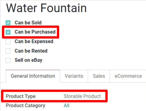 Configure a product for reordering in CoquiAPPs.