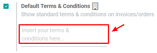 Default Terms & Conditions on quotation on CoquiAPPs Sales